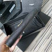 YSL MONOGRAM ZIP AROUND WALLET BLACK & GOLD-TONE METAL 358094 SIZE 19 CM - 4
