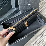 YSL MONOGRAM BILL POUCH GOLD METAL 636312 SIZE 20 CM - 5