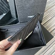YSL MONOGRAM BILL POUCH SILVER METAL 636312 SIZE 20 CM - 6