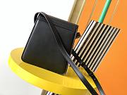 YSL KAIA NORTH/SOUTH SATCHEL BLACK 668809 SIZE 16 CM - 6