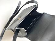 YSL KAIA NORTH/SOUTH SATCHEL BLACK 668809 SIZE 16 CM - 5