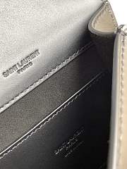 YSL KAIA NORTH/SOUTH SATCHEL BLACK 668809 SIZE 16 CM - 2