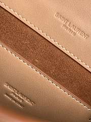 YSL KAIA NORTH/SOUTH SATCHEL BEIGE 668809 SIZE 16 CM - 4