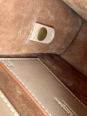 YSL KAIA NORTH/SOUTH SATCHEL BEIGE 668809 SIZE 16 CM - 2