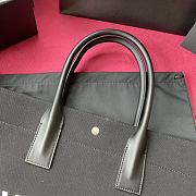 YSL RIVE GAUCHE LARGE TOTE BAG BLACK 509415 SIZE 48 CM - 2