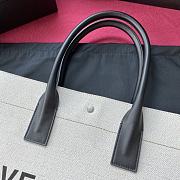 YSL RIVE GAUCHE LARGE TOTE BAG WHITE/GRAY 509415 SIZE 48 CM - 3