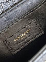 YSL SOLFERINO SMALL SATCHEL CROCODILE PATTERN 634306 SIZE 19 CM - 2