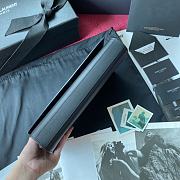 YSL KATE CLUTCH SMOOTH LEATHER BLACK 326079 SIZE 27 x 12.5 x 5 CM - 4