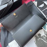 YSL KATE CLUTCH SMOOTH LEATHER BLACK 326079 SIZE 27 x 12.5 x 5 CM - 5
