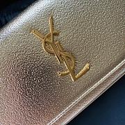 YSL KATE CLUTCH SMOOTH LEATHER GOLD 326079 SIZE 27 x 12.5 x 5 CM - 3
