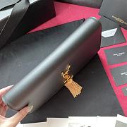 YSL KATE CLUTCH SMOOTH LEATHER WITH TASSEL 326079 SIZE 27 CM - 5
