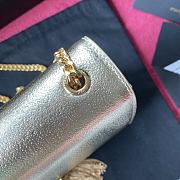 YSL KATE SMALL CLUTCH BAG WITH TASSEL GOLD 326076 SIZE 24 CM - 2