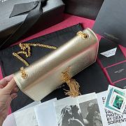 YSL KATE SMALL CLUTCH BAG WITH TASSEL GOLD 326076 SIZE 24 CM - 3