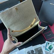 YSL KATE SMALL CLUTCH BAG WITH TASSEL GOLD 326076 SIZE 24 CM - 5
