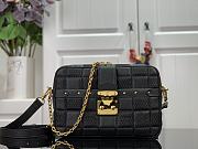 LV TROCA MM BAG BLACK M59114 SIZE 25.5 CM - 1