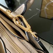 LV PETIT PALAIS BAG TOURTERELLE/CREME M58914 SIZE 29 CM - 2