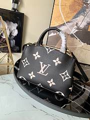 LV PETIT PALAIS BAG BLACK/CREME M58913 SIZE 29 CM - 2