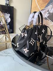 LV PETIT PALAIS BAG BLACK/CREME M58913 SIZE 29 CM - 3