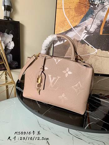 LV PETIT PALAIS BAG BEIGE M58914 SIZE 29 CM