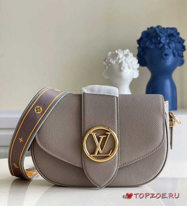 LV PONT 9 SOFT MM GREIGE M58967 SIZE 25 CM - 1