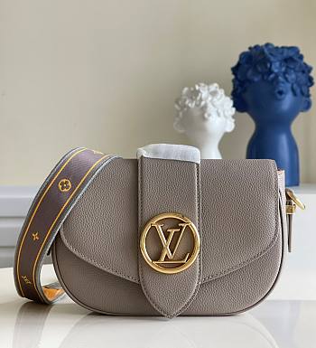LV PONT 9 SOFT MM GREIGE M58967 SIZE 25 CM