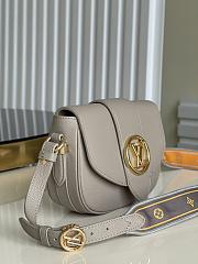 LV PONT 9 SOFT PM GREIGE M58727 SIZE 21 CM - 4