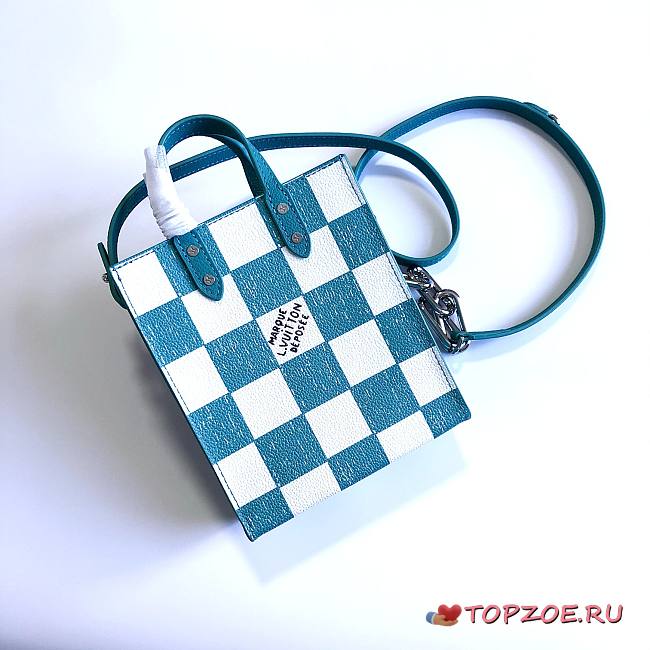LV SAC PLAT XS N60495 SIZE 16 x 19.5 x 5.5 CM - 1