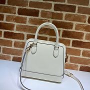 GUCCI HORSEBIT 1955 SMALL TOP HANDLE BAG WHITE 621220 SIZE 25 CM - 4