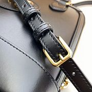 GUCCI HORSEBIT 1955 SMALL TOP HANDLE BAG BLACK 621220 SIZE 25 CM - 2