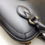 GUCCI HORSEBIT 1955 SMALL TOP HANDLE BAG BLACK 621220 SIZE 25 CM - 5