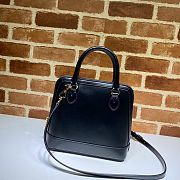 GUCCI HORSEBIT 1955 SMALL TOP HANDLE BAG BLACK 621220 SIZE 25 CM - 6