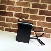 GUCCI HORSEBIT 1955 MINI BAG BLACK 625615 SIZE 11.5 CM - 4
