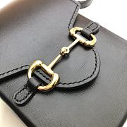 GUCCI HORSEBIT 1955 MINI BAG BLACK 625615 SIZE 11.5 CM - 6