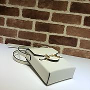GUCCI HORSEBIT 1955 MINI BAG WHITE 625615 SIZE 11.5 CM - 4