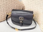 DIOR MEDIUM DIOR BOBBY BAG BLACK M9319 SIZE 22 CM - 1