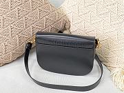 DIOR MEDIUM DIOR BOBBY BAG BLACK M9319 SIZE 22 CM - 5