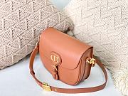 DIOR MEIDUM DIOR BOBBY BAG BROWN M9319 SIZE 22 CM - 6