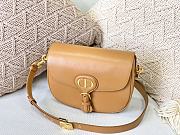 DIOR MEIDUM DIOR BOBBY BAG CARAMEL M9319 SIZE 22 CM - 1