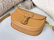 DIOR MEIDUM DIOR BOBBY BAG CARAMEL M9319 SIZE 22 CM - 6