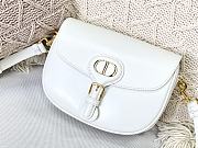 DIOR MEIDUM DIOR BOBBY BAG WHITE M9319 SIZE 22 CM - 5