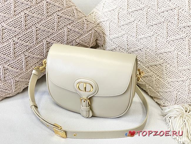 DIOR MEIDUM DIOR BOBBY BAG CREAM M9319 SIZE 22 CM - 1