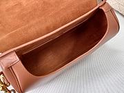 DIOR LARGE BOBBY BAG BROWN WITH OBLIQUE STRAP M9320 SIZE 27 CM - 6