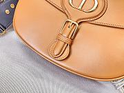 DIOR LARGE BOBBY BAG CARAMEL WITH OBLIQUE STRAP M9320 SIZE 27 CM - 3