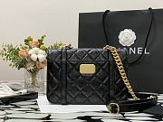 CHANEL MESSENGER FLAP BAG BLACK AS2696 25 CM - 6