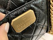 CHANEL MESSENGER FLAP BAG BLACK AS2696 25 CM - 5