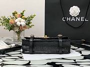 CHANEL MESSENGER FLAP BAG BLACK AS2696 25 CM - 2