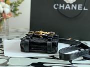 CHANEL MINI MESSENGER FLAP BAG BLACK AS2695 17 CM - 5
