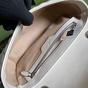 GUCCI GG MARMONT SMALL BAG WHITE 443497 SIZE 26 CM - 5