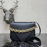 BOTTEGA VENETA LARGE MOUNT BLACK 667398 SIZE 27 x 20 x 7 CM - 1