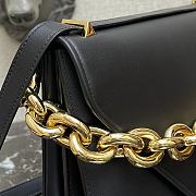 BOTTEGA VENETA LARGE MOUNT BLACK 667398 SIZE 27 x 20 x 7 CM - 2